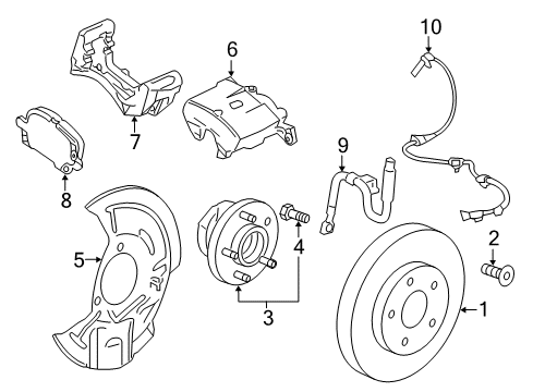 2017 Chevy Malibu Front Brakes Diagram