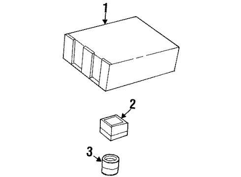 2000 Pontiac Firebird Blower Motor & Fan, Air Condition Diagram 2 - Thumbnail