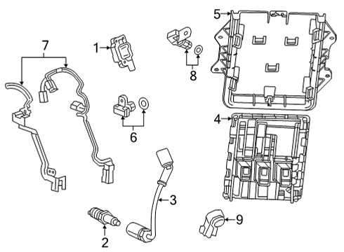 2023 Chevy Silverado 3500 HD Ignition System Diagram