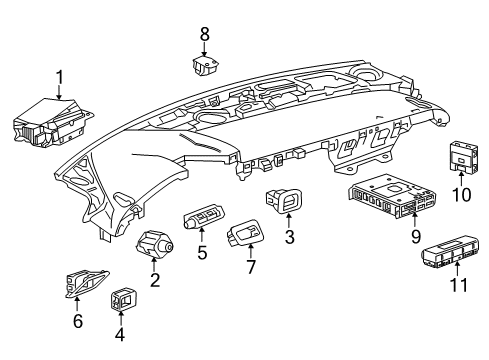 2018 Chevy Camaro Blower Motor & Fan, Air Condition Diagram 2 - Thumbnail