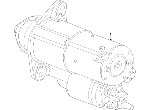 2021 Chevy Spark Starter, Charging Diagram