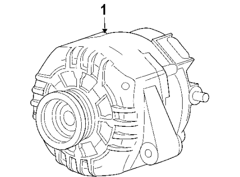 2007 Chevy Malibu Alternator Diagram 1 - Thumbnail