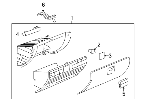 2015 Chevy Captiva Sport Glove Box Diagram