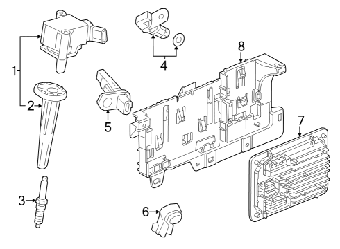 2023 GMC Canyon Ignition System Diagram