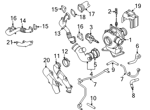 2008 GMC Sierra 2500 HD EGR System, Emission Diagram