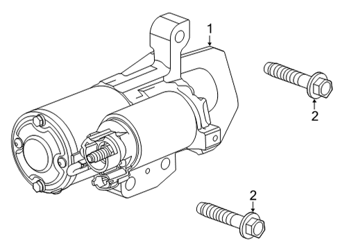 2020 Buick Encore GX Starter Diagram