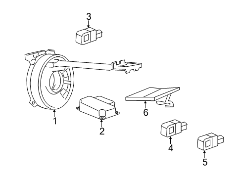 2018 Chevy Sonic Air Bag Components Diagram 2 - Thumbnail