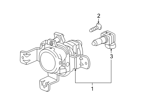 2013 Chevy Spark Bulbs Diagram 1 - Thumbnail