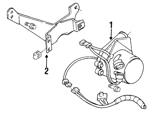 1987 Chevy Corvette Emission Components Diagram