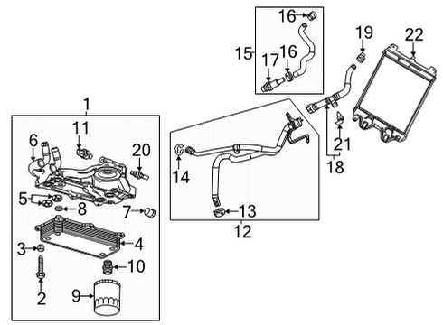 2024 Chevy Corvette Oil Cooler Diagram