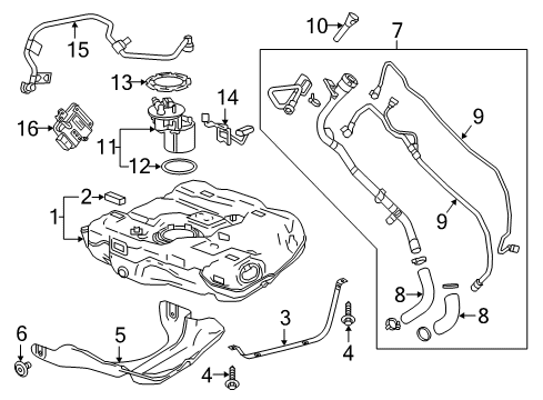 2018 Buick Regal Sportback Fuel System Components Diagram 2 - Thumbnail