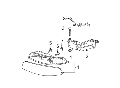 2001 Buick Park Avenue Bulbs Diagram