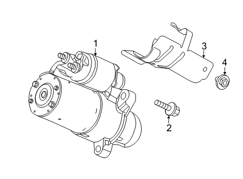 2013 Cadillac XTS Starter Diagram