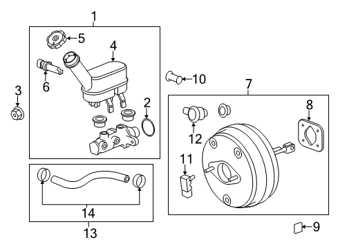 2010 GMC Acadia Hydraulic System Diagram