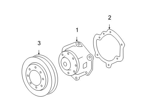 2016 GMC Acadia Cooling System, Radiator, Water Pump, Cooling Fan Diagram 1 - Thumbnail