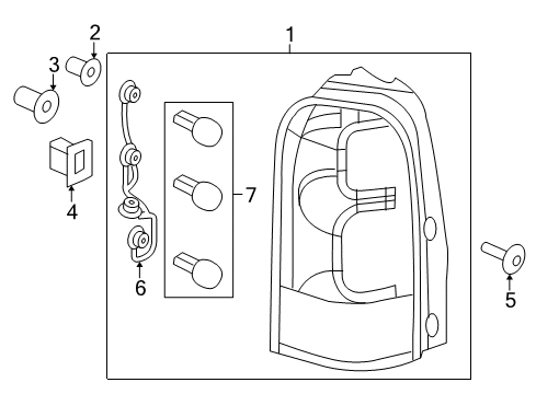 2006 Saturn Relay Bulbs Diagram 3 - Thumbnail