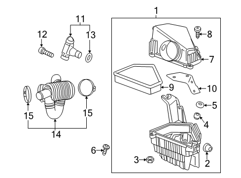 2014 Cadillac CTS Air Intake Diagram 6 - Thumbnail