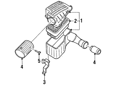 1995 Chevy Beretta Air Inlet Diagram 2 - Thumbnail