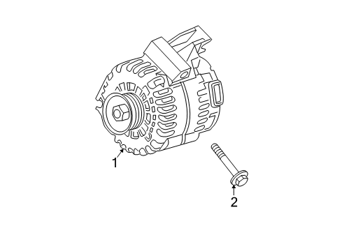 2005 Buick Rendezvous Alternator Diagram 2 - Thumbnail