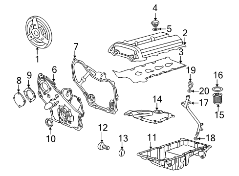 2002 Pontiac Sunfire Filters Diagram 6 - Thumbnail