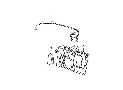 2000 Cadillac DeVille Electrical Components Diagram 4 - Thumbnail