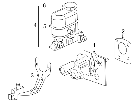 2005 GMC Sierra 1500 Dash Panel Components Diagram 1 - Thumbnail