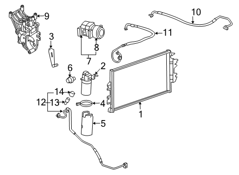 2012 GMC Savana 3500 Air Conditioner Diagram 2 - Thumbnail