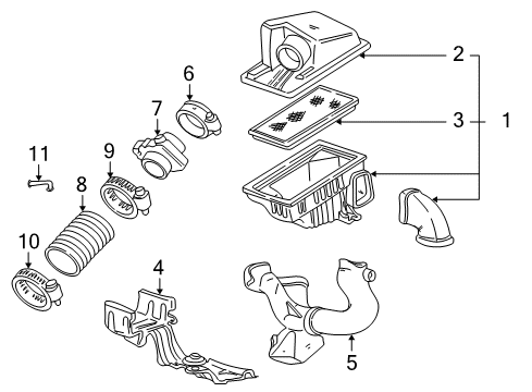 1997 Chevy Malibu Air Intake Diagram