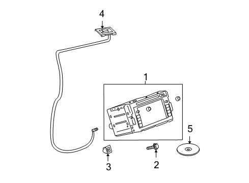 2010 GMC Acadia Navigation System Diagram