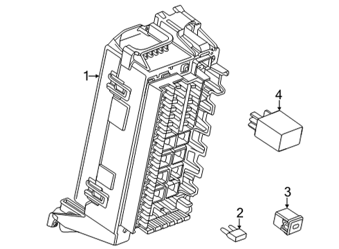 2021 Chevy Trailblazer Fuse & Relay Diagram 2 - Thumbnail