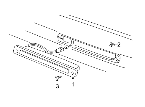 2008 Chevy Uplander High Mount Lamps Diagram