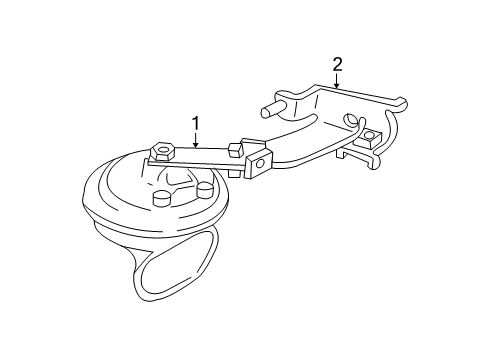 2002 Saturn L100 Horn Diagram