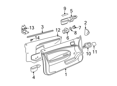 2008 Chevy Cobalt Door & Components, Electrical Diagram 1 - Thumbnail