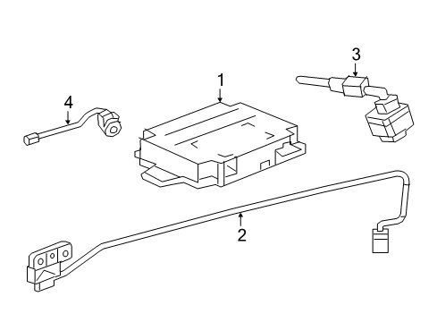 2019 Cadillac XT5 Electrical Components Diagram