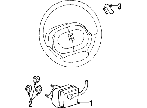 1999 Saturn SL2 Cruise Control System, Electrical Diagram