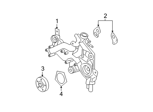 2009 Buick LaCrosse Cooling System, Radiator, Water Pump, Cooling Fan Diagram 2 - Thumbnail