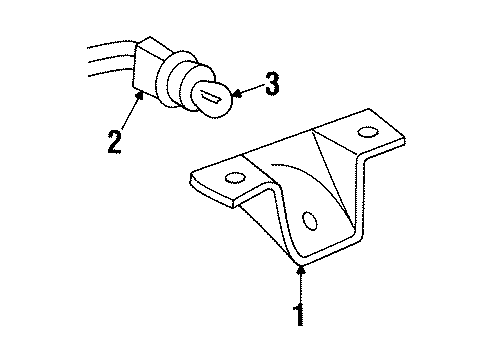 1996 Pontiac Bonneville License Lamps Diagram