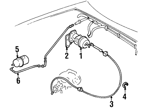 1997 Cadillac Seville Cruise Control System Diagram