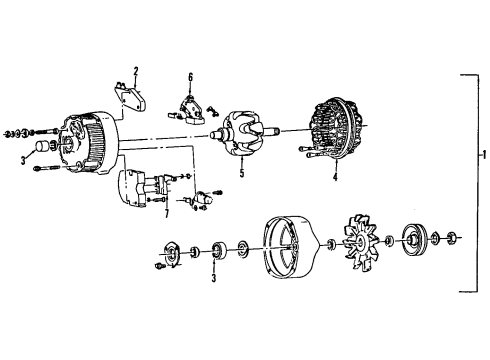 1990 Chevy G30 Alternator Diagram