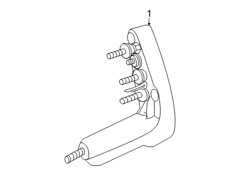 2012 Chevy Traverse Anti-Theft Components Diagram