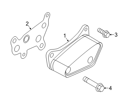 2019 Chevy Cruze Oil Cooler Diagram 1 - Thumbnail