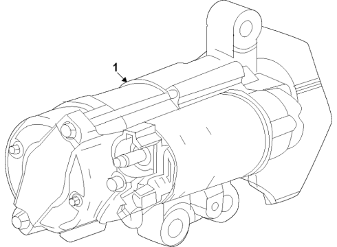 2020 Cadillac CT4 Starter, Charging Diagram