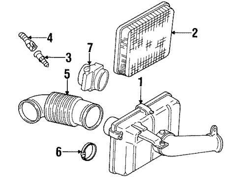 1992 Pontiac Bonneville Calibrator Asm,Ecm Memory 9589Azkl Diagram for 16169588