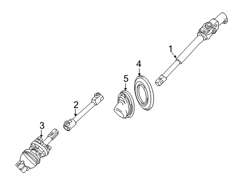 2015 Cadillac CTS Lower Steering Column Diagram 2 - Thumbnail