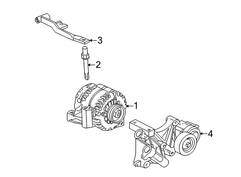 2005 Buick Park Avenue Belts & Pulleys, Maintenance Diagram 3 - Thumbnail