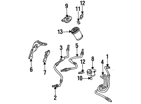 1996 Cadillac DeVille Senders Diagram 1 - Thumbnail