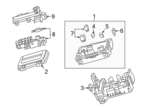 2014 Cadillac ATS Fuse & Relay Diagram