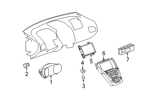 2012 GMC Terrain Switches Diagram 1 - Thumbnail