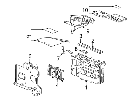 2009 Saturn Aura Electrical Components Diagram 5 - Thumbnail