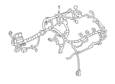 2014 Chevy Malibu Harness Assembly, Engine Wiring Diagram for 23133049